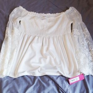 Off shoulder blouse